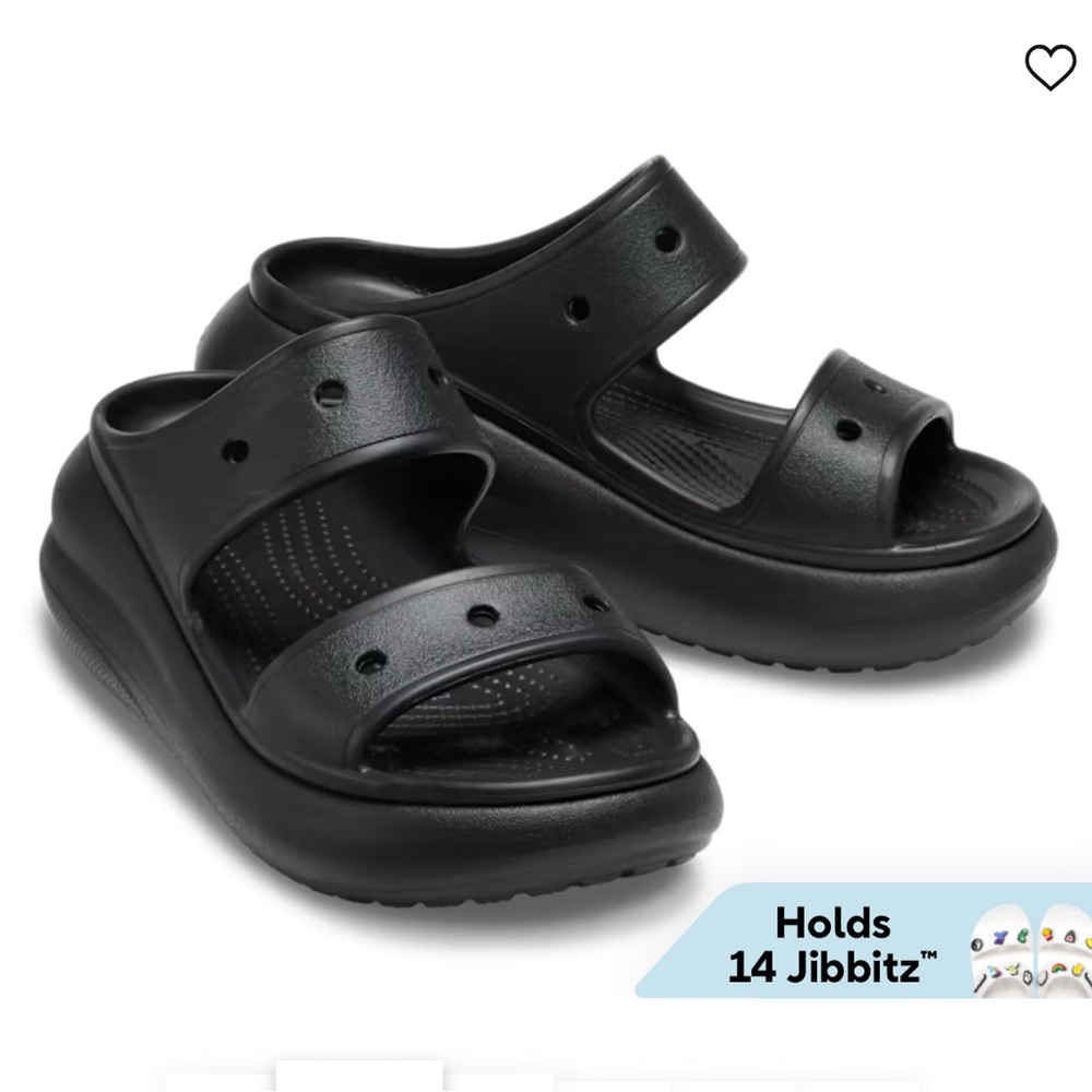 NWOT Ladies Crush Sandal Crocs size 10 - Picture 5 of 6